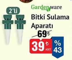 Gardenware Bitki Sulama Aparatı 2'li 