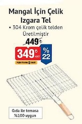 Mangal İçin Çelik Izgara Tel 