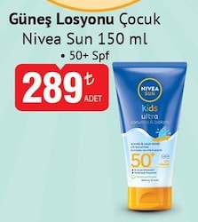 Nivea Sun Koruma & Oyun 150 ml 50 Faktör Çocuk Güneş Losyonu