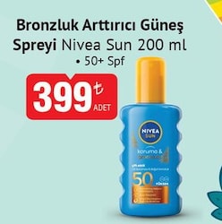 Nivea Sun Koruma ve Bronzluk 200 ml 50 Faktör Bronzlaştırıcı Krem
