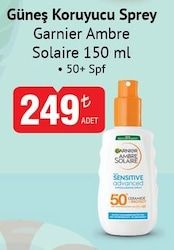 Garnier Ambre Solaire Sensitive Advanced 150 ml 50 Faktör Güneş Spreyi