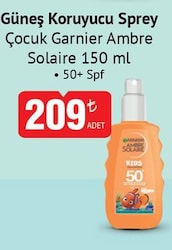 Garnier Finding Nemo 150 ml 50 Faktör Çocuk Güneş Spreyi