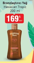 Hawaiian Tropic Glowing Oil 200 ml Bronzlaştırıcı Yağ