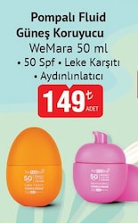 We Mara Pompalı Fluid Güneş Koruyucu 50 Spf 50 ml Çeşitleri