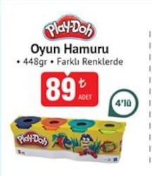 Play-Doh 4'lü 448 gr Oyun Hamuru