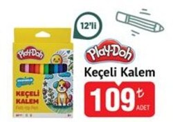 Play-Doh Keçeli Kalem 12'li