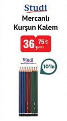 Studi 10'lu Mercanlı Kurşun Kalem