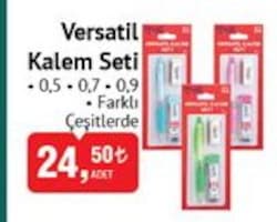 Studi Versatil Kalem Seti 07 Farklı Renler