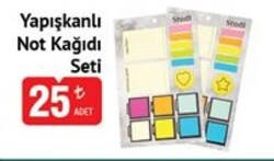 Studi Yapışkanlı Not Kağıdı Seti