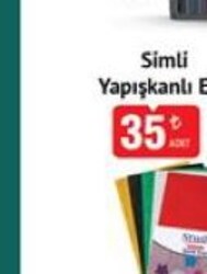 Studi Simli Yapışkanlı Eva 5'li 