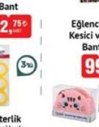 Studi Eğlenceli Bant Kesici ve Renkli Bant Seti