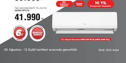 TCL Elite TAC-24CHSD/XAF1I A++ 24000 BTU Inverter Duvar Tipi Klima