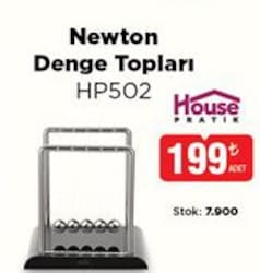 House Pratik HP502 Newton Denge Topu Siyah