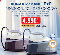 Philips 3000 Series PSG3000/20 2400 W Buhar Kazanlı Ütü