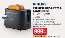 Philips HD2510/90 Ekmek Kızartma Makinesi