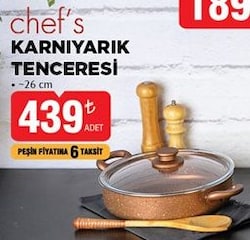 Chef's Karnıyarık Tenceresi 26 cm 