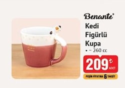 Benante Kedi Figürlü Kupa 260 cc