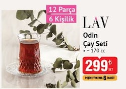 Lav Odin 6 Kişilik 12 Parça Çay Seti