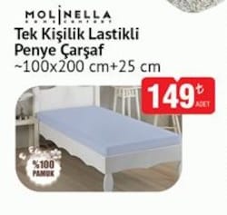 Molinella Tek Kişilik Lastikli Penye Çarşaf 