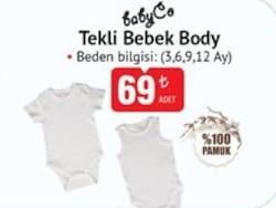 BabyCo Tekli Bebek Body 
