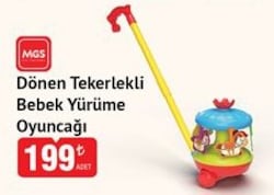 MGS Dönen Tekerlekli Bebek Yürüme Oyuncağı