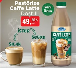 Dost Pastörize Caffe Latte 1l