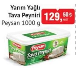 Peysan Yarım Yağlı Tava Peynir 1000 g