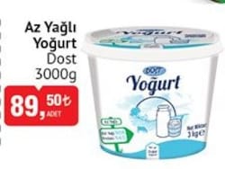 Dost Az Yağlı Yoğurt 3000 g