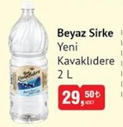 Yeni Kavaklıdere Beyaz Sirke 2 lt
