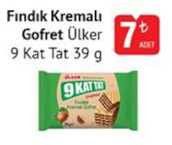 Ülker 9 Kat Tat Fındıklı Gofret 39 gr