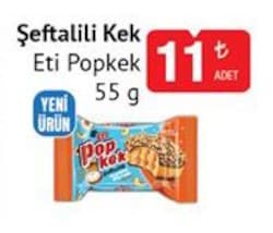 Eti Popkek Şeftalili Kek 55 g