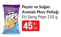 Eti Gong Pops Peynirli Soğanlı Mısır ve Pirinç Patlağı 110 gr