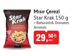 Star Krak Baharatlı&Domates Aromalı Mısır Çerezi 150 g