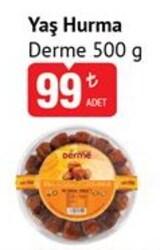 Derme Yaş Hurma 500 g