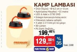 Proware Kamp Lambası