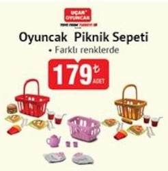 Uçar Oyuncak Oyuncak Piknik Sepeti