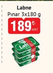 Pınar Labne 3x180 g