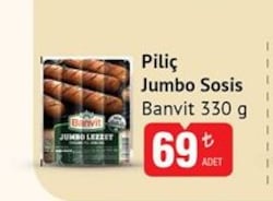 Banvit Piliç Jumbo Sosis 330 g