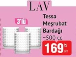 Lav Tessa Meşrubat Bardağı 500 cc 3'lü