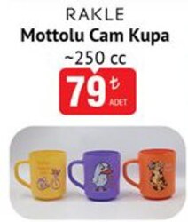 Rakle Mottolu Cam Kupa 250 cc