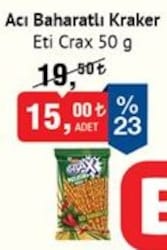 Eti Crax Acı Baharatlı Kraker 50 g