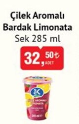 Sek Çilek Aromalı Bardak Limonata 285 ml