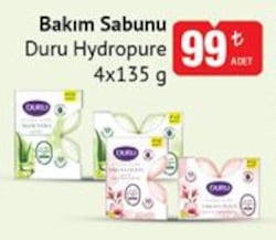 Duru Hydropure Bakım Sabunu 4x135 g