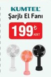 Kumtel Şarjlı El Fanı