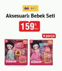 Gokidy Aksesuarlı Bebek Seti 6 Parça
