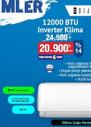 Dijitsu 12000 BTU Inverter Klima