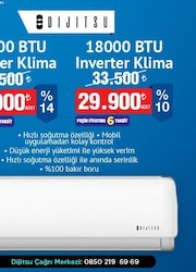 Dijitsu 18000 BTU Inverter Klima