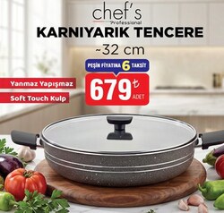 Chef's Karnıyarık Tencere 32 cm 