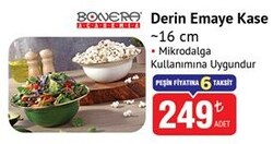 Bonera Academia Derin Emaye Kase 16 cm