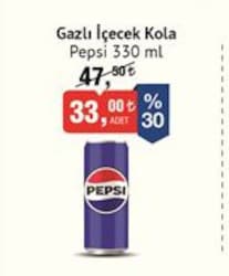 Pepsi Gazlı İçecek Kola 330 ml 